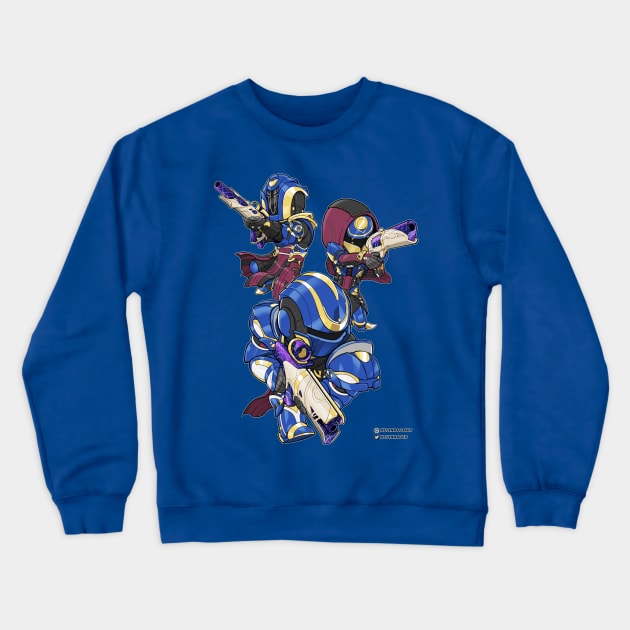 D2 The Great Hunt Fireteam Crewneck Sweatshirt by fallerion